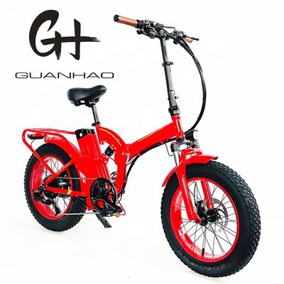 Largura do pneu 20*4&quot; 48V 21ah Bateria de lítio 1000W Elétrica Full Suspensão Folding Bike