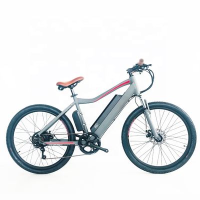 Potente 48V500W 14Ah Bateria de Lítio 26 &quot;Eletrônica MTB Mountain Bike com 7 velocidades