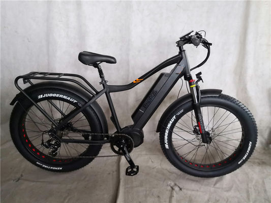 Shimano 7 Speed 1000W Mid Drive Motor Electric Bike 26 polegadas para 2023 Fat Tire E Bikes