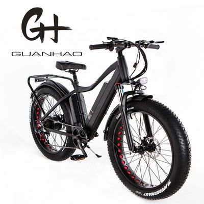 Snow 26&quot; 52V 1000W bicicleta de montanha elétrica com 7 velocidades e bateria de lítio 17AH