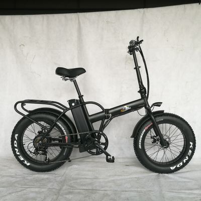 20 polegadas 48V 500W 750W 1000W bicicleta elétrica dobrável com pneu gordo velocidade máxima 30-50Km / h