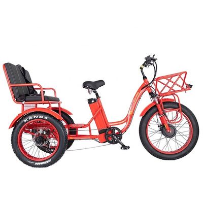 50-70 km Percorrida 48V 1000W 50KM/H Triciclo elétrico de 3 rodas para passageiros e carga