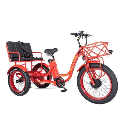 50-70 km Percorrida 48V 1000W 50KM/H Triciclo elétrico de 3 rodas para passageiros e carga