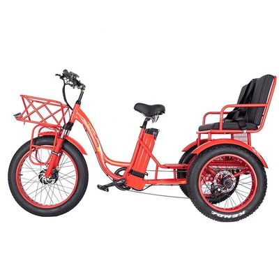 50-70 km Percorrida 48V 1000W 50KM/H Triciclo elétrico de 3 rodas para passageiros e carga