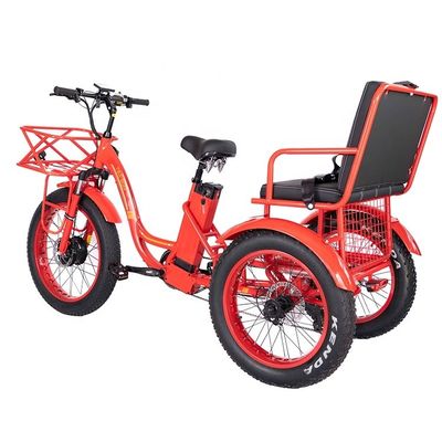 50-70 km Percorrida 48V 1000W 50KM/H Triciclo elétrico de 3 rodas para passageiros e carga