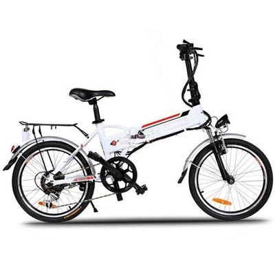 16&quot; Mini Folding Bike com 24V 250W Motor e 10AH Lithium Battery Gears Single Speed