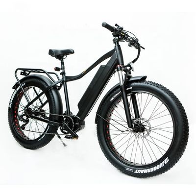 500watt 17AH Bateria 8Fun Motor Médio M600 26&quot; 4.0 pneu de neve bicicleta de montanha elétrica