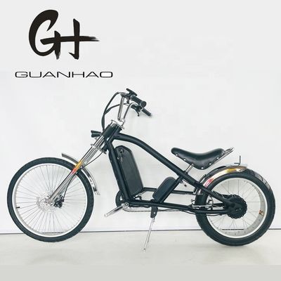 24&quot;-20&quot; 48V500W 40KM/H Single Speed Adult Chopper Bicicleta Elétrica com e Pedal Ordinário