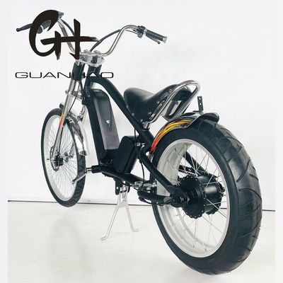 24&quot;-20&quot; 48V500W 40KM/H Single Speed Adult Chopper Bicicleta Elétrica com e Pedal Ordinário