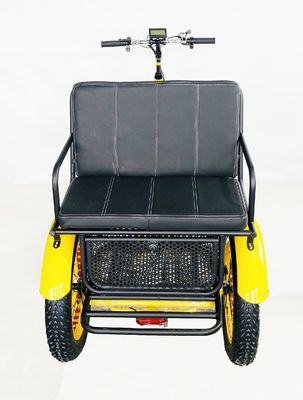 US Fat Tire Triciclo elétrico de passageiros com motor Bafang de 1000W e pedal de alumínio