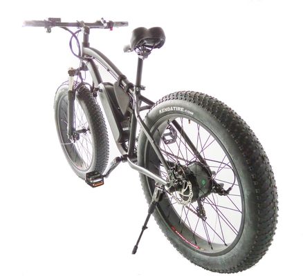 Quadro de aço de 26 polegadas Hi-Ten 48V 500W 10.4AH pneu de neve chinês de gordura mountain bike elétrica