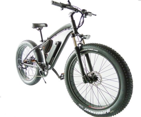 Quadro de aço de 26 polegadas Hi-Ten 48V 500W 10.4AH pneu de neve chinês de gordura mountain bike elétrica
