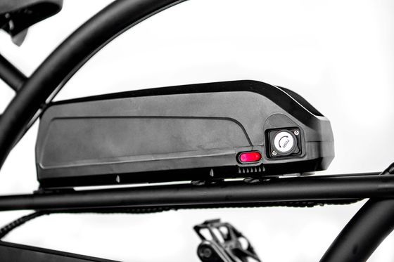 Bicicleta elétrica 24&quot;x3.0 Pneus 1000W 17AH Hi-Ten Frame de aço 50KM/H Shimano Speed Cruiser