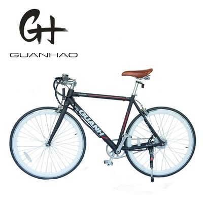 Bicicleta Elétrica de Alumínio 700C CE EN15194 Certificado 36V 350W Motor 10,8AH Bateria de Lítio Escondida