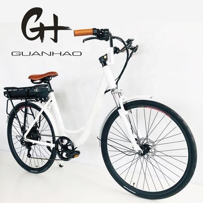 EUA USD390 500W 48V 14AH Bicicleta Elétrica de Mulher com 7 velocidades e ecrã LCD
