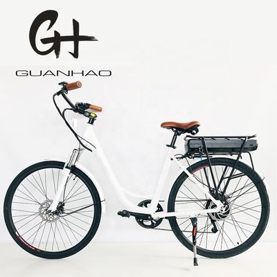 EUA USD390 500W 48V 14AH Bicicleta Elétrica de Mulher com 7 velocidades e ecrã LCD