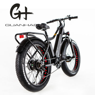 Melhor Bicicleta Elétrica de Pneus Gordos de 1000 W 26 &quot;Bicicleta Elétrica com Bateria de 17Ah
