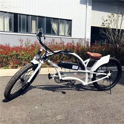 Potente 24 polegadas 36V 350W 14AH 1 1 PAS Bateria 4.0 Fat Tire Snow Chopper bicicleta elétrica