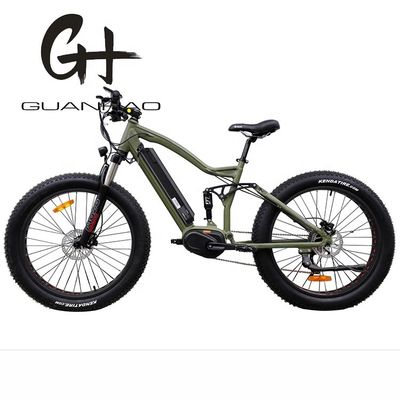 8 SPEED engrenagens 26 polegadas 48V 17Ah bateria de lítio bicicleta de montanha elétrica com 1000W Bafang motor médio