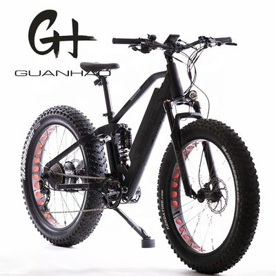 8 SPEED engrenagens 26 polegadas 48V 17Ah bateria de lítio bicicleta de montanha elétrica com 1000W Bafang motor médio