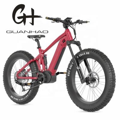Bateria de tubo inferior 26 polegadas Bafang M620 Motor médio 48V 750W 10.5AH CE 45KM/H EBIKE de pneu gordo