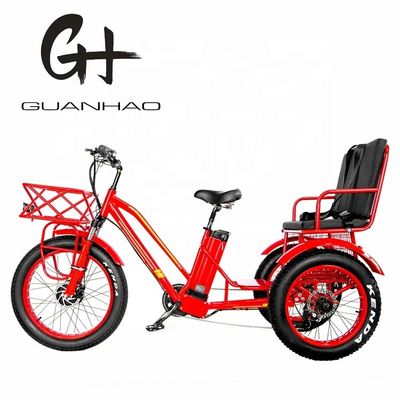 Mercado dos EUA BAFANG Sensor Triciclos elétricos com três rodas e freio de disco hidráulico