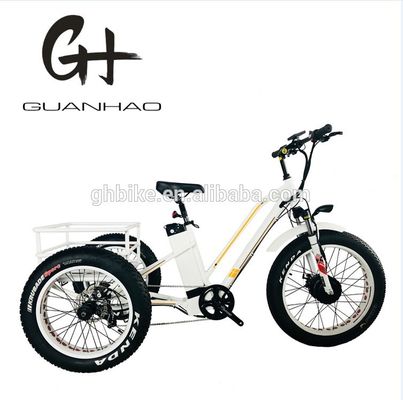 Mercado dos EUA BAFANG Sensor Triciclos elétricos com três rodas e freio de disco hidráulico
