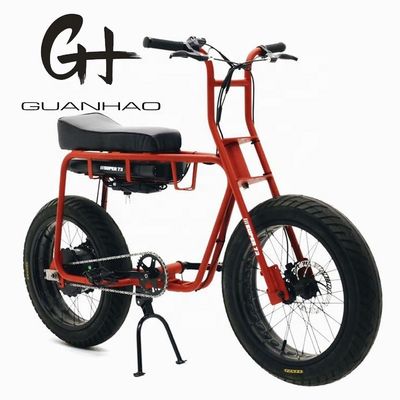 Freio de disco 20 polegadas 750w 1000w Bateria dupla Pneus elétricos gordos Mountain Bike Vintage 2 assentos Beach Cruiser Max 50KM/H e-bike