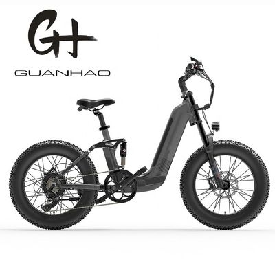 1000W 14AH Quadro de suspensão completa 20 &quot;x4.0 Gordo Pneus Grande Flat Pneus de Neve Disco Frenagem Ebike