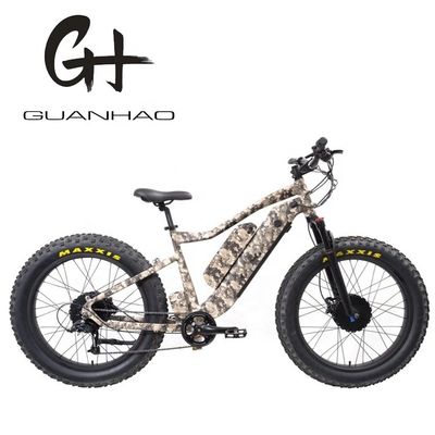 Motor Central 26 &quot;4,0 Fat Tire Adult Bike elétrico com bateria dupla 48V1000W X2WD CE