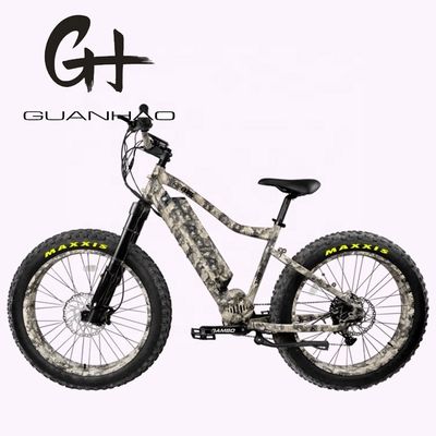 Motor Central 26 &quot;4,0 Fat Tire Adult Bike elétrico com bateria dupla 48V1000W X2WD CE