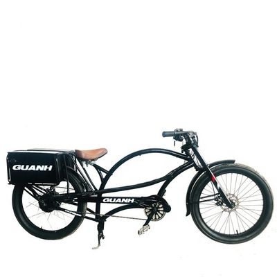 40AH Bateria Long Range Electric Chopper Bicicleta com fonte de alimentação de 48V e bateria dupla
