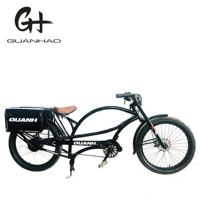 40AH Bateria Long Range Electric Chopper Bicicleta com fonte de alimentação de 48V e bateria dupla