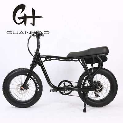 Estilo 20 &quot;48V 500W Motor traseiro sem escova roda 4.0 pneu gordo Elétrico City Chopper Bike