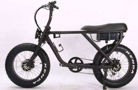Estilo 20 &quot;48V 500W Motor traseiro sem escova roda 4.0 pneu gordo Elétrico City Chopper Bike