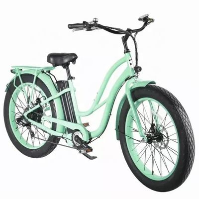 26&quot; Women Frame 17AH Bateria de Lítio 1000W Cargo Elétrico 48V Bicicleta Elétrica da Cidade