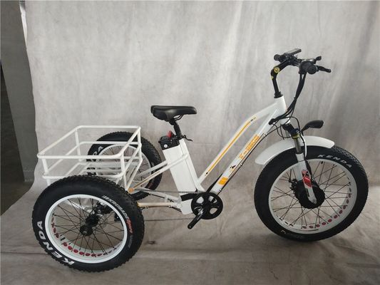 EUA 24&quot;20&quot; Bafang motorizado 8fun 750W 48V 17a Adultos 3 rodas Cargo Ebike Triciclo elétrico