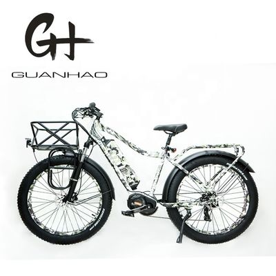 Freio de disco 26 polegadas 1000W bicicleta de montanha elétrica com bateria de 17AH e motor BaFang M620