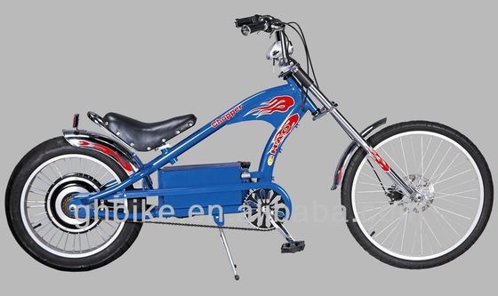 24&quot;-20&quot; Chopper bicicleta elétrica bicicleta com bateria de lítio fonte de alimentação e travão de disco