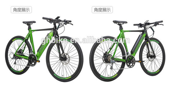Bicicleta elétrica de potência de 200W com rodas de 700C e freewheel de velocidade única