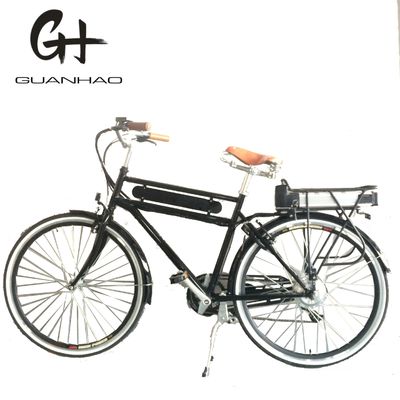 Alumínio Hub 28 polegadas 36V 15AH Cargo Tradição Vintage Clássico Homens 250W PAS E-bicicleta
