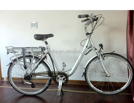 Motor do centro traseiro 700C EN15194 Europa CE 36V 250W 20KM/H Mulheres Holandesa Mulheres Bicicleta Elétrica
