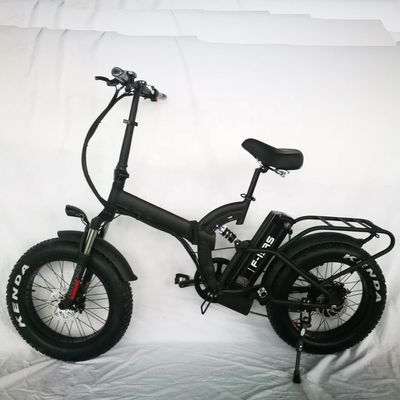 Bateria de lítio de 48V 14Ah Samsung 7 velocidade 750W 20&quot; 4.0 Full Suspension Frame E-bike dobrável