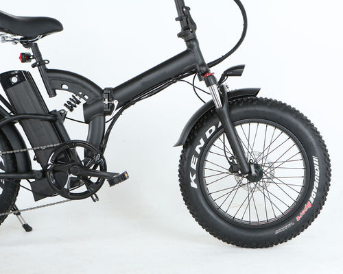 Bateria de lítio de 48V 14Ah Samsung 7 velocidade 750W 20&quot; 4.0 Full Suspension Frame E-bike dobrável