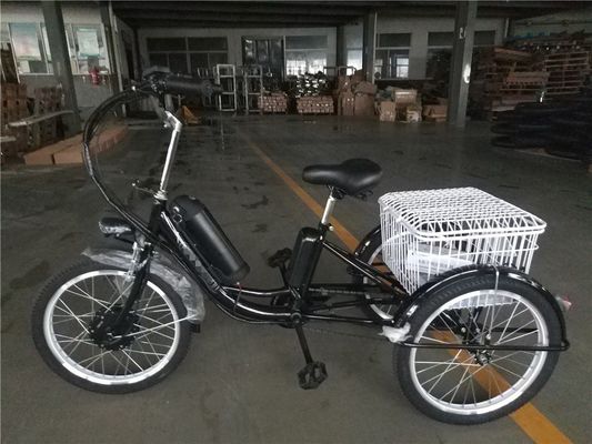 Navegue pela cidade sem esforço na nossa bicicleta elétrica de três rodas de 350W para ciclistas mais velhos