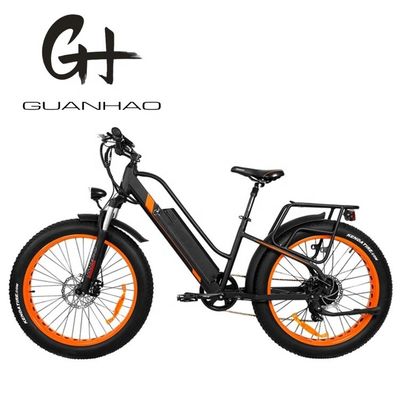 26 &quot;A2B MOTAN 450 P7 500W / 750W / 1000W 17AH Pneu gordo Snow Mountain E-bike elétrica para neve