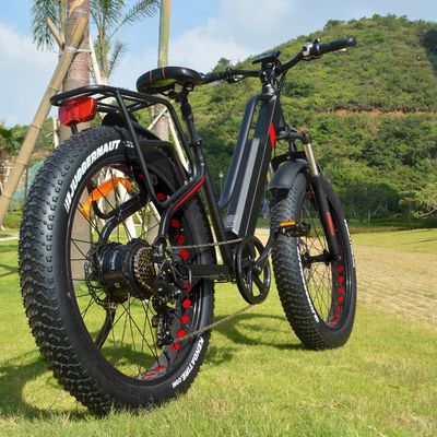 26 &quot;A2B MOTAN 450 P7 500W / 750W / 1000W 17AH Pneu gordo Snow Mountain E-bike elétrica para neve