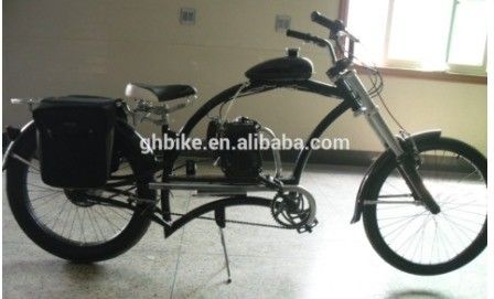 Motor Chopper de 24' 80CC com estrutura de liga de alumínio Cool Design USA Standard Motorcycle