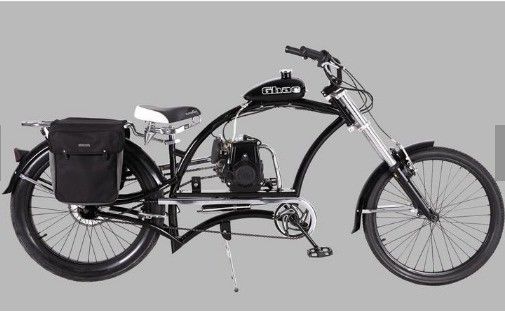 Motor Chopper de 24' 80CC com estrutura de liga de alumínio Cool Design USA Standard Motorcycle
