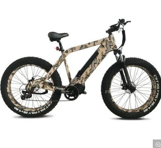 26&quot; Alta Velocidade 48V 750W 1000W Bafang MID Motor Pneus Gordos Bicicleta Elétrica